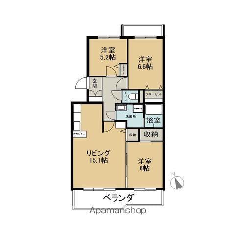 BETTER Я 01(3LDK/2階)の間取り写真