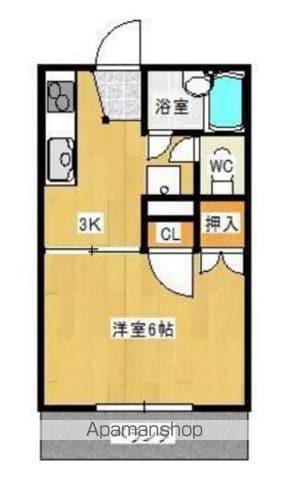 エスペランサ・クニツ(1K/1階)の間取り写真