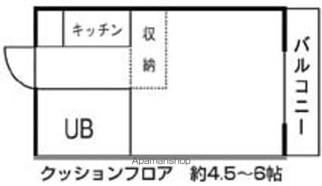 荻野ハイツ(ワンルーム/3階)の間取り写真