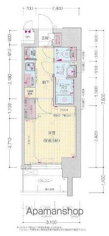 プレサンス太閤通駅前デュプル(1K/8階)の間取り写真
