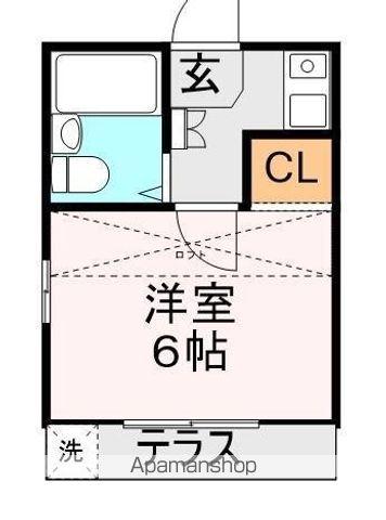 COCO南栄(1K/1階)の間取り写真