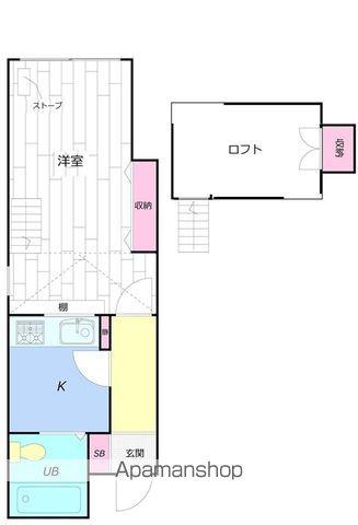 AMS STAGE(1LDK/1階)の間取り写真
