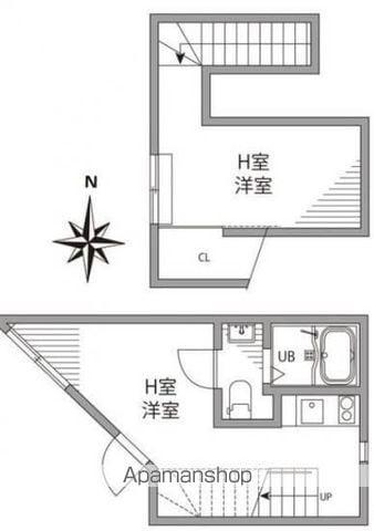 薫木荘(1DK/1階)の間取り写真