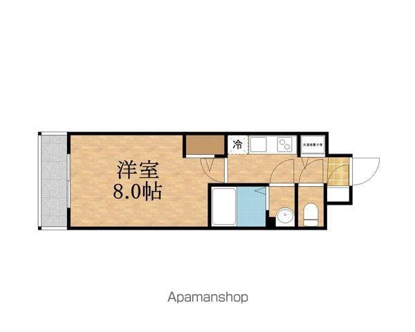 CASA REGRAS城東セントラル(1K/8階)の間取り写真