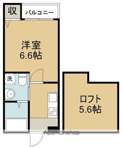 スペリアージュ(1K/2階)の間取り写真