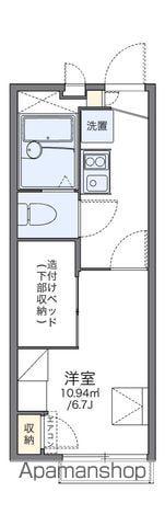 レオパレスYOKOMIZOⅡ(1K/2階)の間取り写真