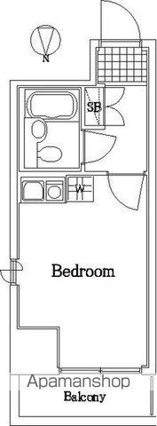 ライオンズマンシヨン西八王子第二(ワンルーム/2階)の間取り写真