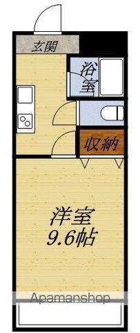 ゴールドサークル小松I(1K/4階)の間取り写真