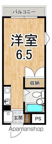 天理グリーンハイツ(1K/2階)の間取り写真