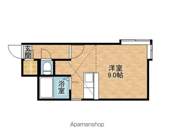 ソル ドムス文京台弐番館(ワンルーム/2階)の間取り写真