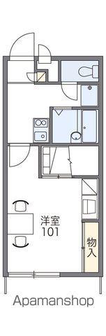 レオパレスホープ(1K/2階)の間取り写真