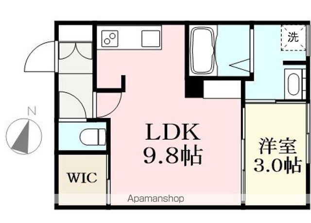 PLEDGE(1LDK/1階)の間取り写真
