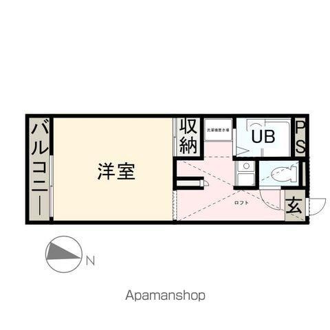 レオパレスパークヒルアオキ(1K/3階)の間取り写真