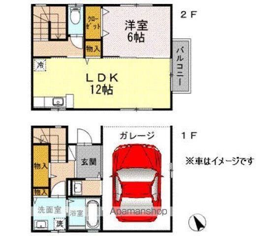 クレールコート(1LDK/1階)の間取り写真