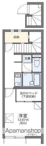 レオネクストソフィアⅢ(1K/2階)の間取り写真