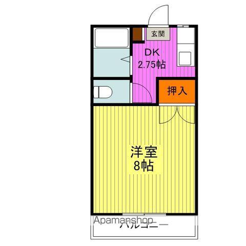 ドエルはなぎ(1K/1階)の間取り写真