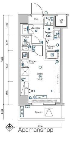S-FORT川口並木(ワンルーム/2階)の間取り写真