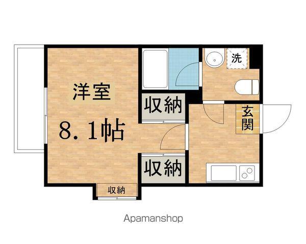 京王電鉄京王線 聖蹟桜ケ丘駅 徒歩9分 3階建 築21年(1K/3階)の間取り写真