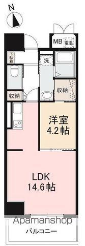 ADENIUM FOREST(1LDK/4階)の間取り写真