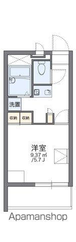 レオパレス愛(1K/3階)の間取り写真