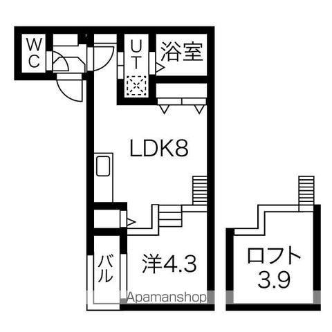 GRAN REGALO 大曽根(1LDK/2階)の間取り写真