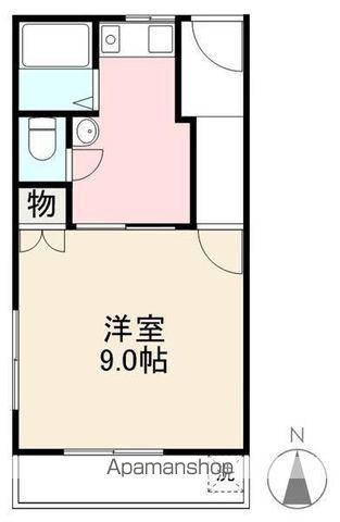 和光メイト(1K/2階)の間取り写真