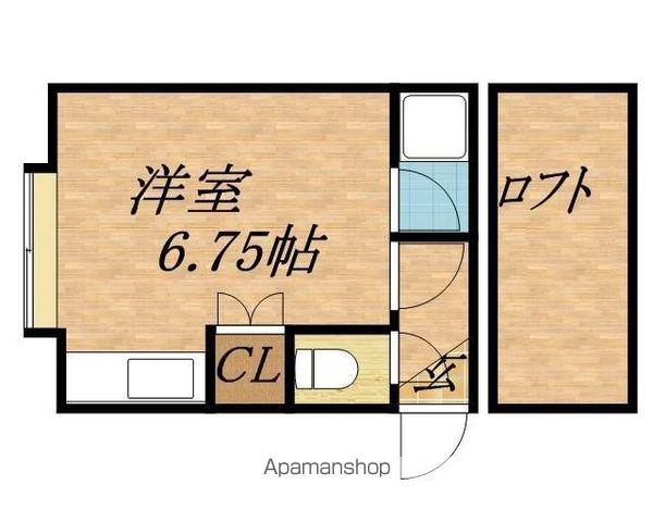 エクセレント2(ワンルーム/2階)の間取り写真