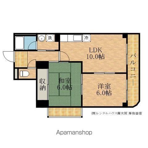 サンエトワール(2LDK/2階)の間取り写真