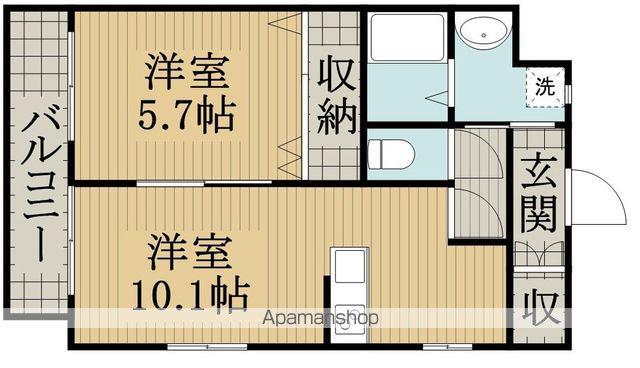 ザ・レジデンス小豆餅(1LDK/1階)の間取り写真