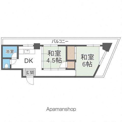吉正ビル(2DK/3階)の間取り写真