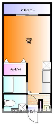 コーポ川口(ワンルーム/1階)の間取り写真