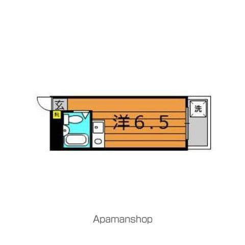 グローバル城山(ワンルーム/4階)の間取り写真