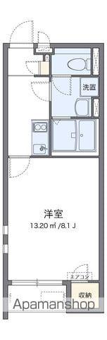 クレイノサンベル(1K/1階)の間取り写真