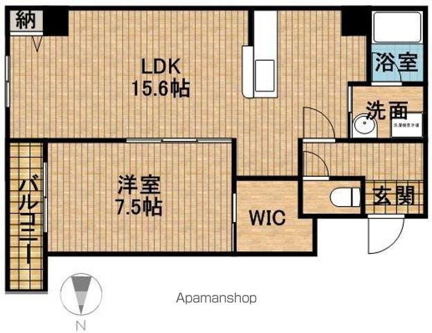 アルベルゴ三松館(1LDK/3階)の間取り写真