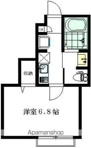 アパルトメントM(1K/1階)の間取り写真