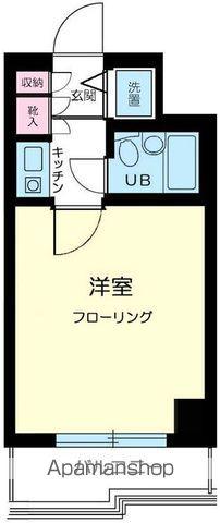 ストーク千川(1K/2階)の間取り写真