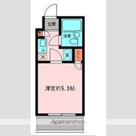 プライムアーバン鶴見寺谷(1K/4階)の間取り写真