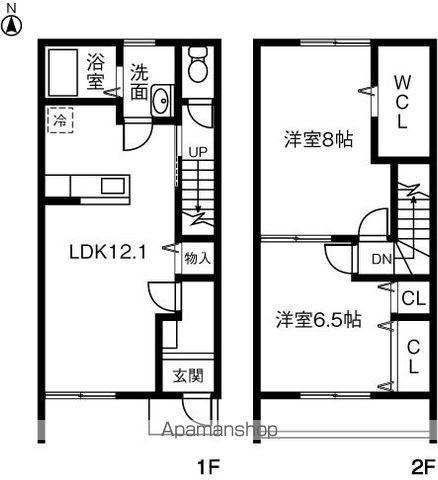PLUSSUM COURT 児玉(2LDK)の間取り写真