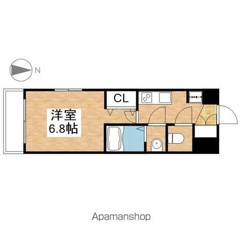 インプルーブ鶴舞(1K/3階)の間取り写真