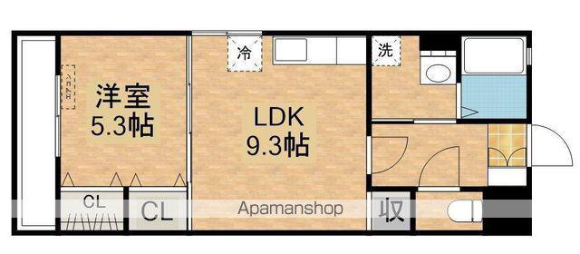 レクサス寿(1LDK/1階)の間取り写真