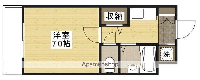新庄パークビル(1K/2階)の間取り写真