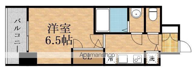 エス レジデンス都島ELEGANT(1K/11階)の間取り写真