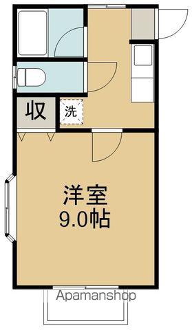カームシュッセン(1K/2階)の間取り写真