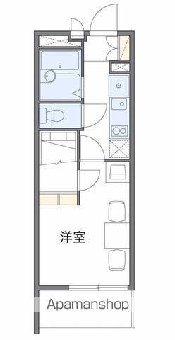 レオパレススカイ(1K/1階)の間取り写真