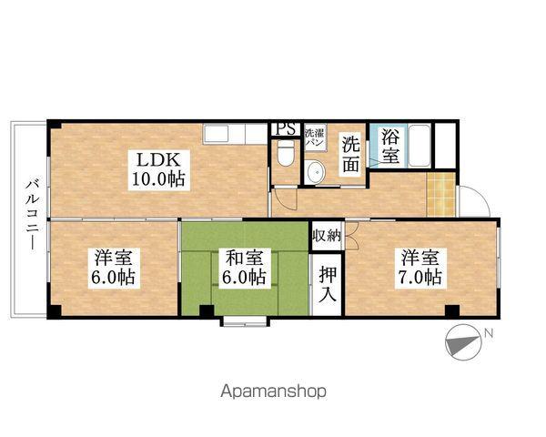 メゾンルミエール(3LDK/3階)の間取り写真
