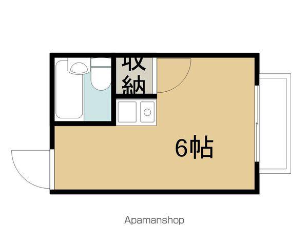 シティハイツマスダ(1K/2階)の間取り写真