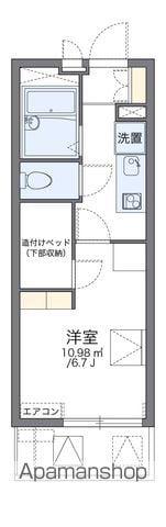 レオパレスリフレ琴平(1K/3階)の間取り写真