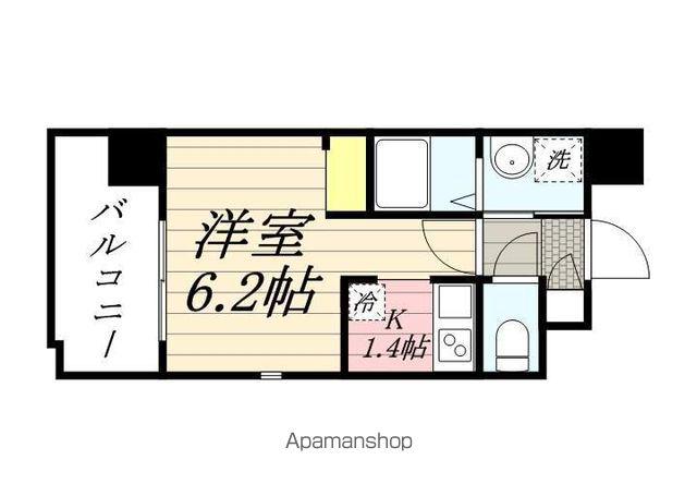 ALFACIO FREAD(1K/8階)の間取り写真