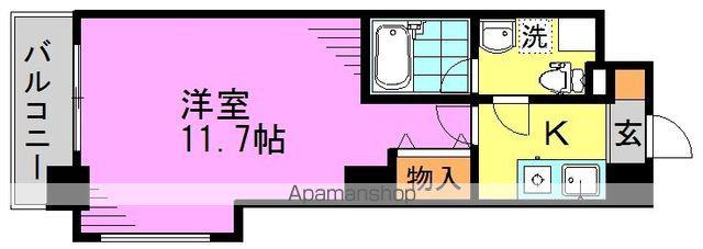 ドゥーエ東高円寺(1K/2階)の間取り写真
