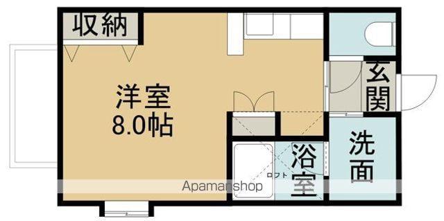 ミイハウス(1K/2階)の間取り写真